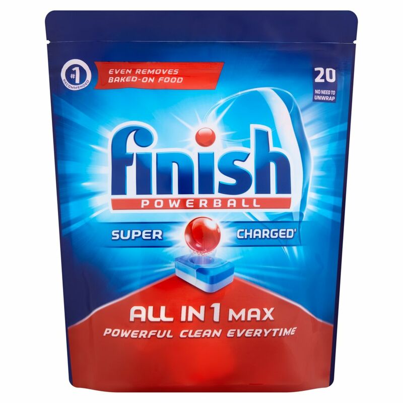 Finish Powerball Super Charged All in 1 Max 20 Tablet 362g