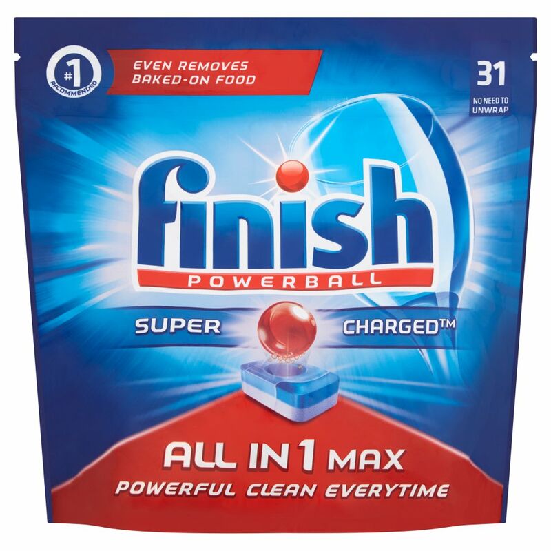 Finish Powerball Super Charged All in 1 Max 505g = 31s