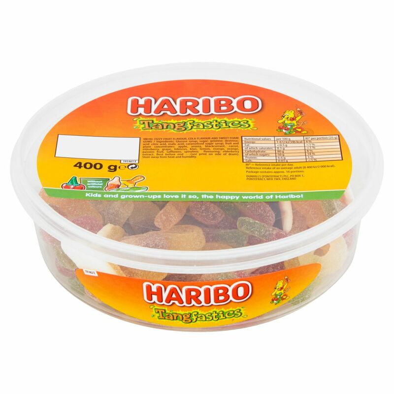 HARIBO Tangfastics Drum 400g