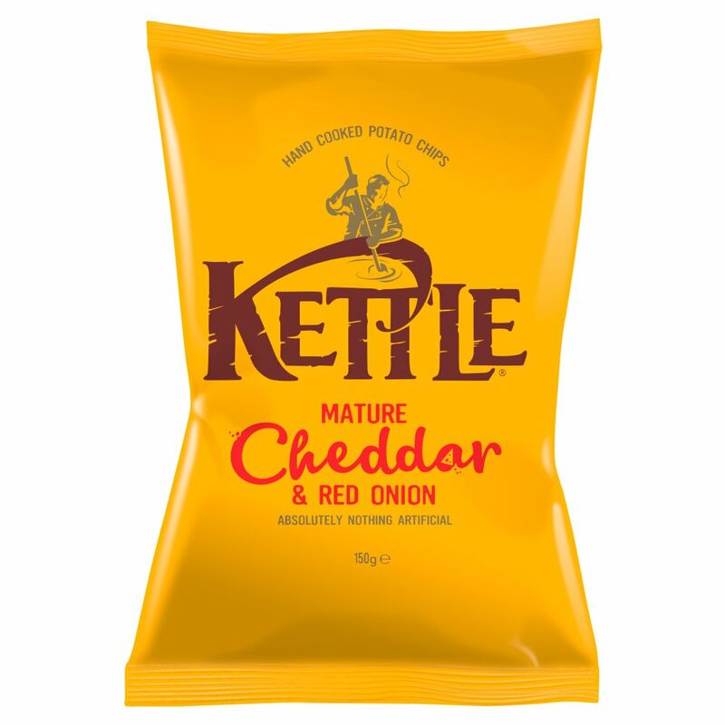 KETTLE® Mature Cheddar & Red Onion 150g