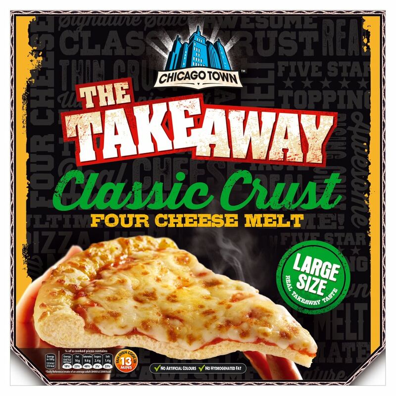Chicago Town The Takeaway Four Cheese Melt Classic Crust 490g