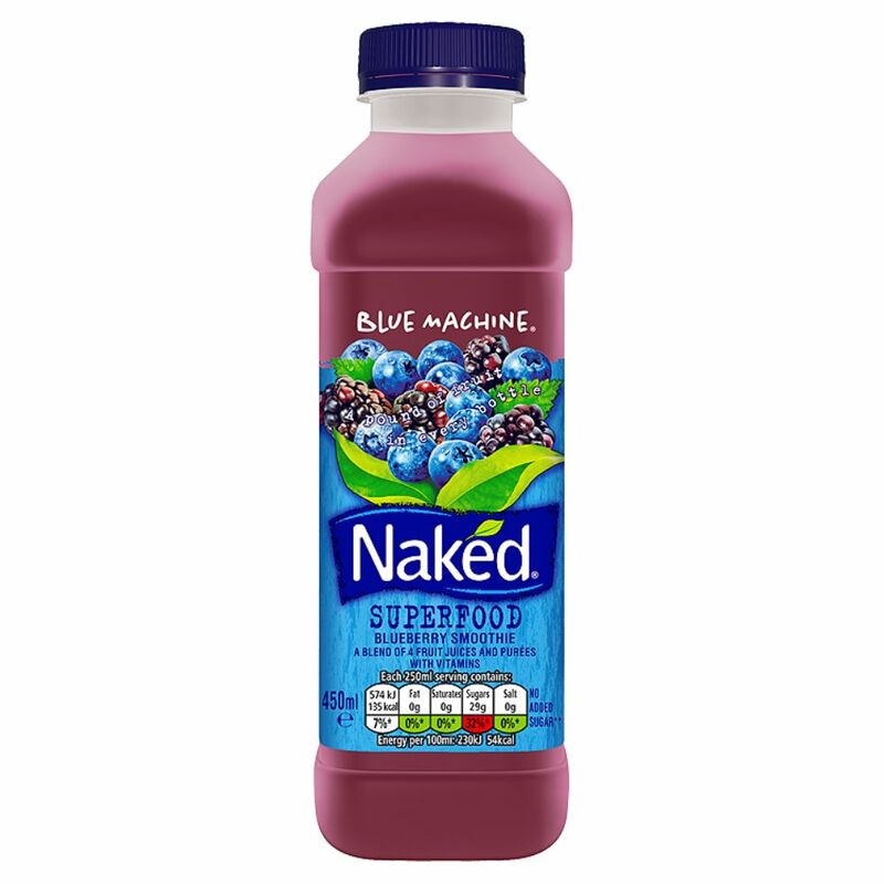 Naked Blue Machine Blueberry Smoothie 450ml Naked Blue Machine Blueberry Smoothie 450ml