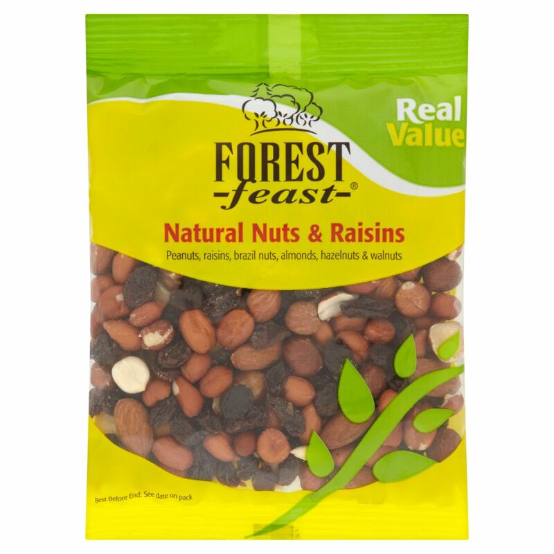 Forest Feast Real Value Natural Nuts & Raisins 250g