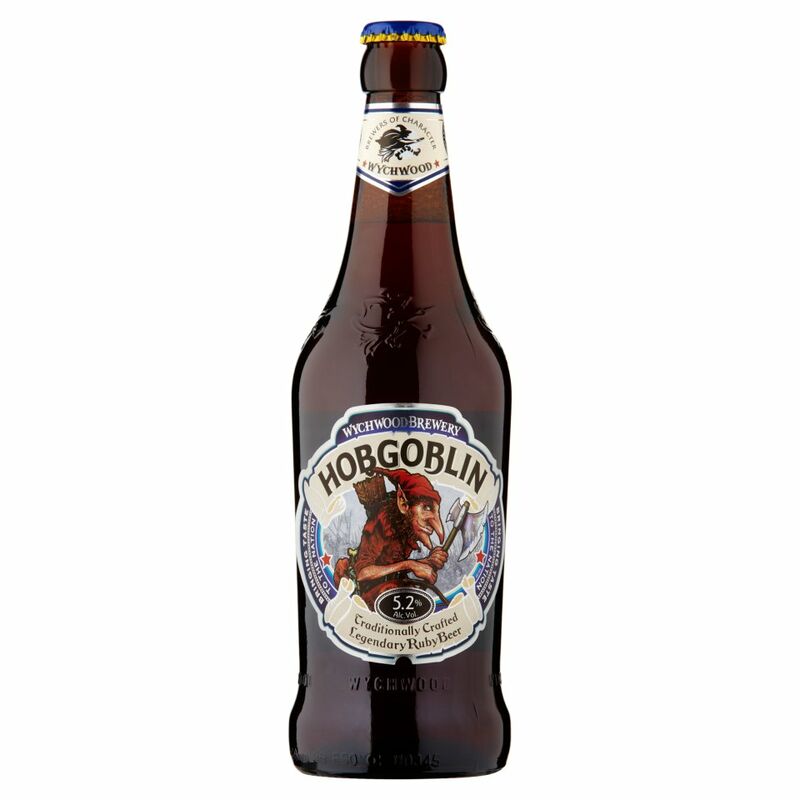 Wychwood Brewery Hobgoblin Traditionally Crafted Legendary Ruby Beer 500ml Wychwood Brewery Hobgoblin Traditionally Crafted Legendary Ruby Beer 500ml