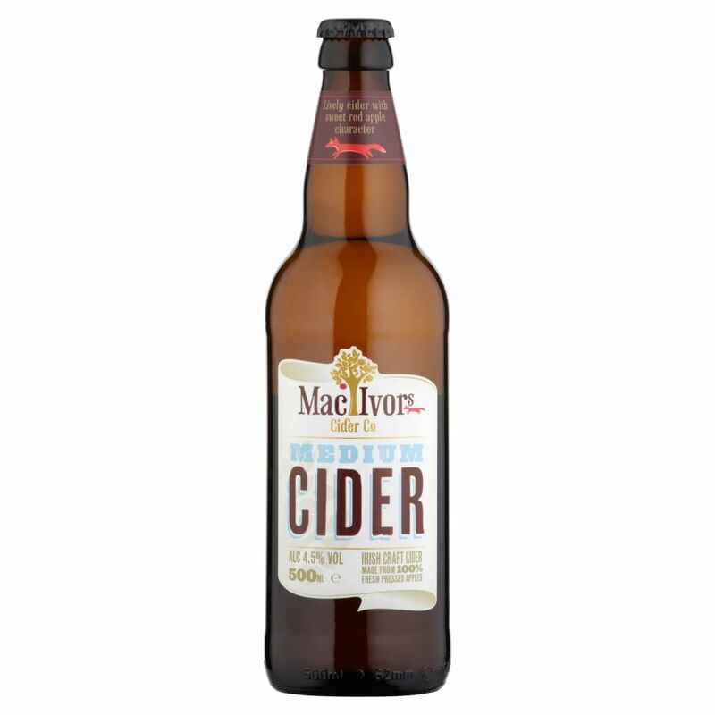 Mac Ivors Cider Co Medium Cider 500ml