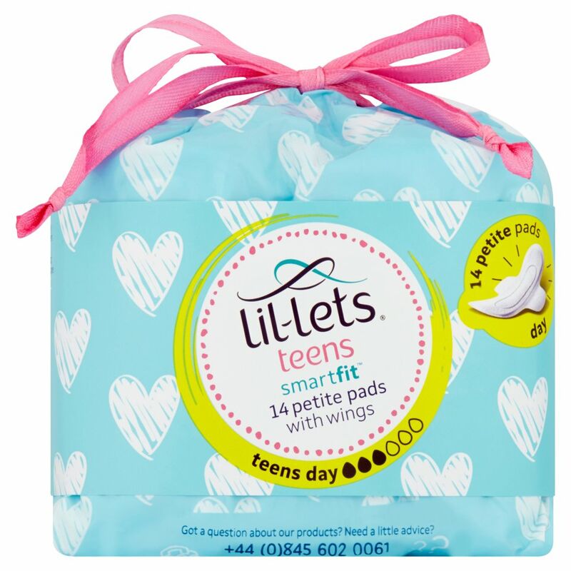 Lil-Lets Teens Smartfit 14 Petite Pads with Wings