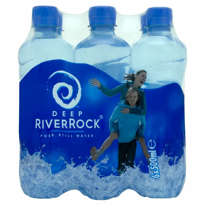 Deep RiverRock Still Water Hydrate All Day 6 x 500ml
