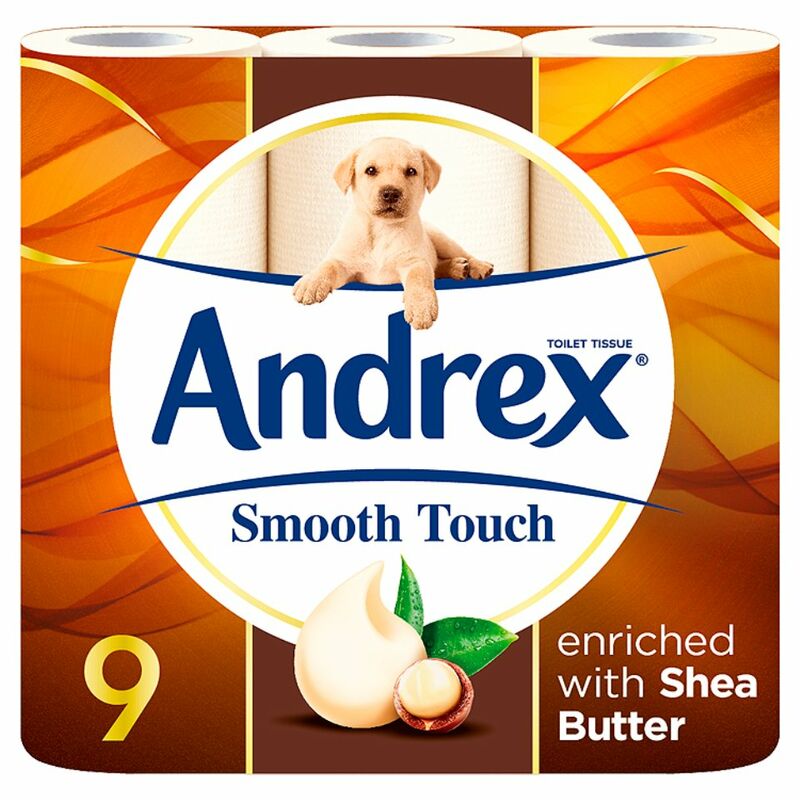 Andrex Smooth Touch Toilet Roll Tissue 9 Rolls Andrex Smooth Touch Toilet Roll Tissue 9 Rolls