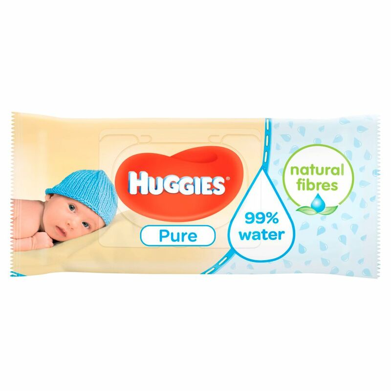 Huggies Baby Wipes Pure 56pce Centra