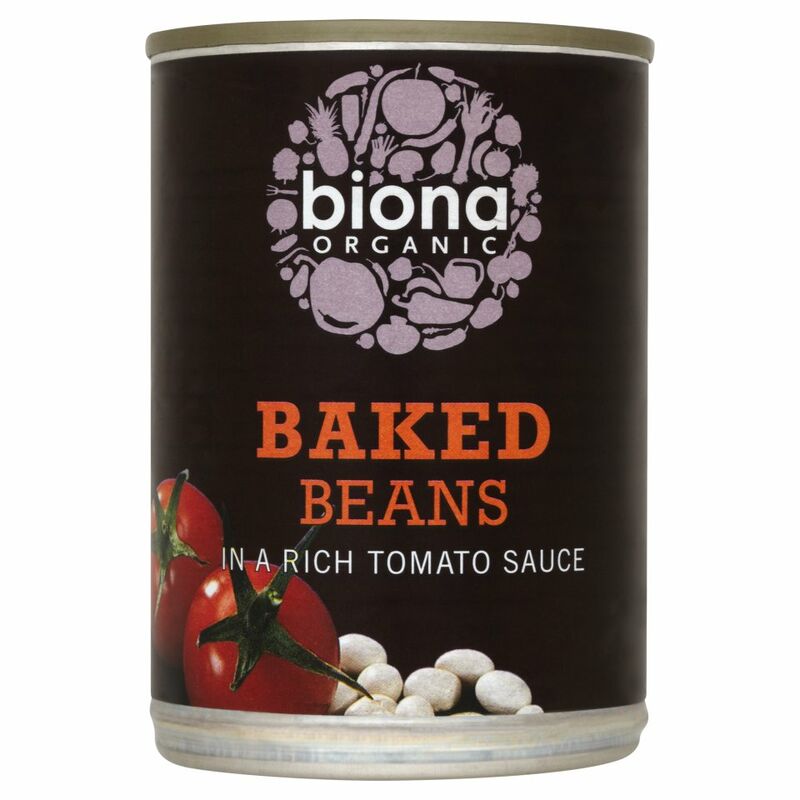 Biona Organic Baked Beans in a Rich Tomato Sauce 400g Biona Organic Baked Beans in a Rich Tomato Sauce 400g