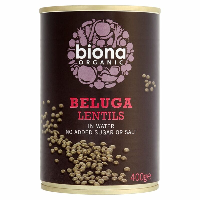 Biona Organic Beluga Lentils in Water 400g Biona Organic Beluga Lentils in Water 400g