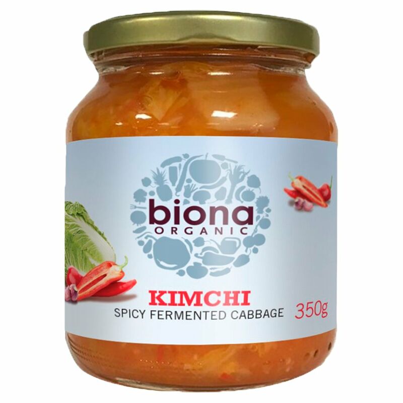Biona Organic Kimchi Spicy Fermented Cabbage 350g Biona Organic Kimchi Spicy Fermented Cabbage 350g