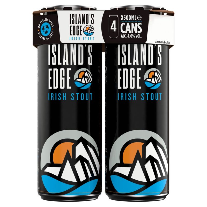 Island's Edge Irish Stout 4 x 500ml