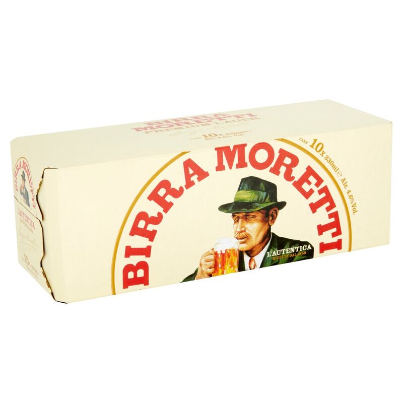 Birra Moretti Premium Lager 10 x 330ml