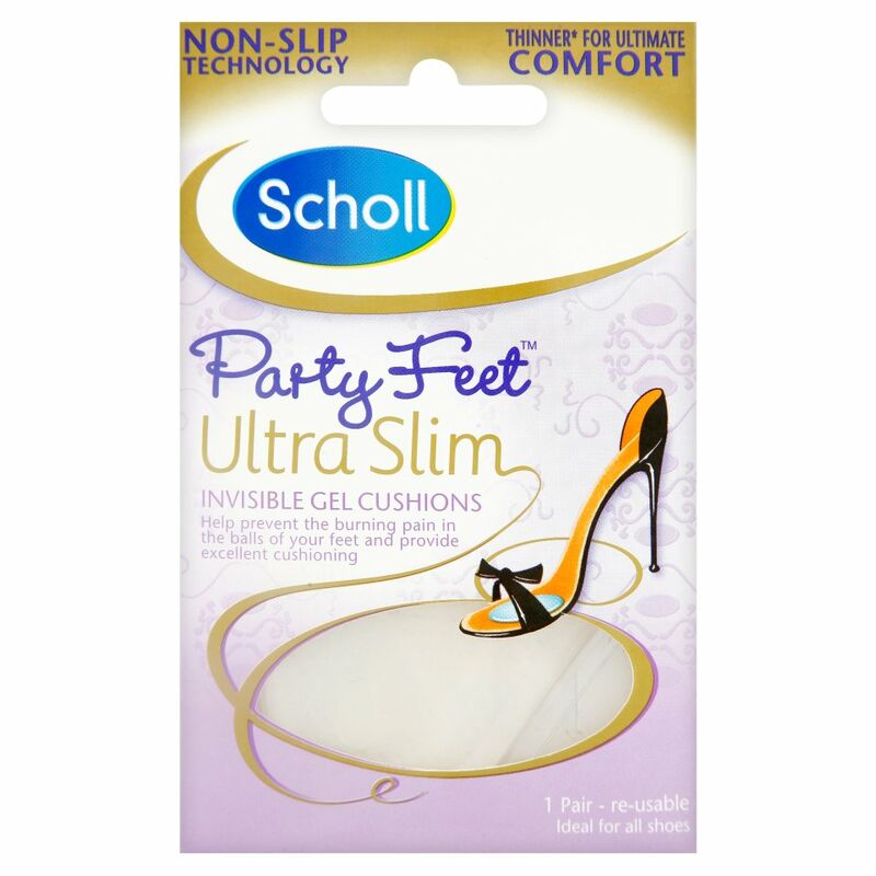 Scholl Party Feet Ultra Slim Invisible Gel Cushions