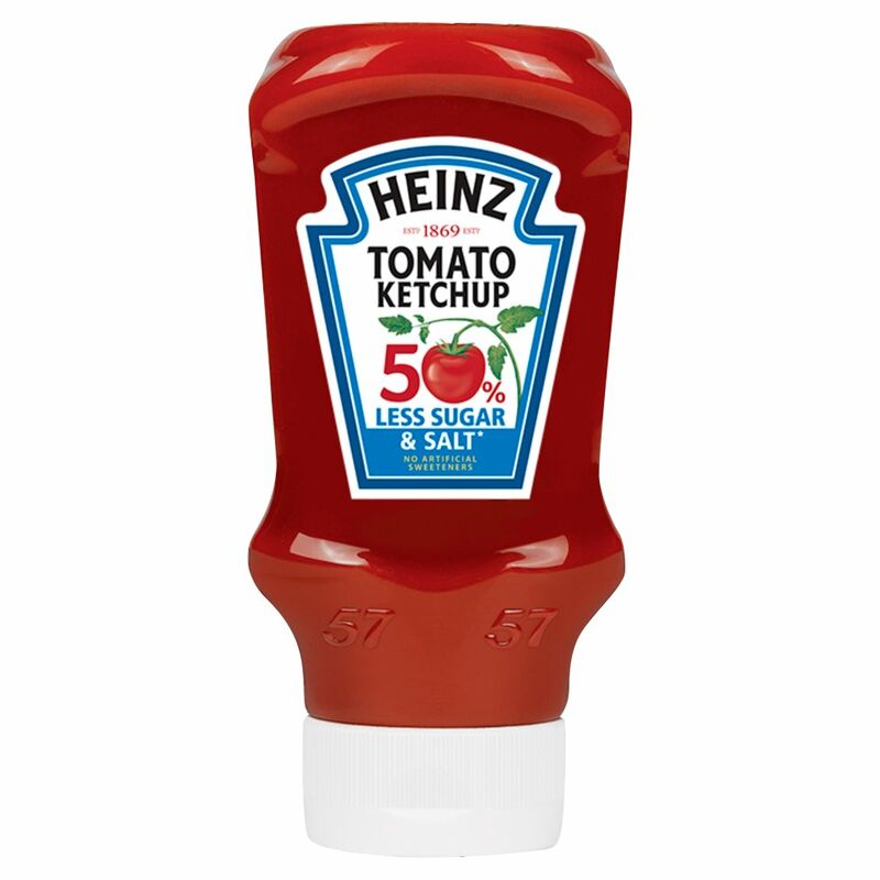Heinz Tomato Ketchup 50% Less Sugar & Salt 435g