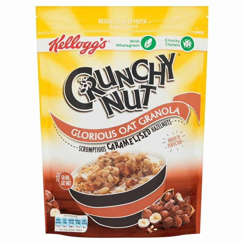 Kellogg's Crunchy Nut Oat Granola Caramelised Nut 380g