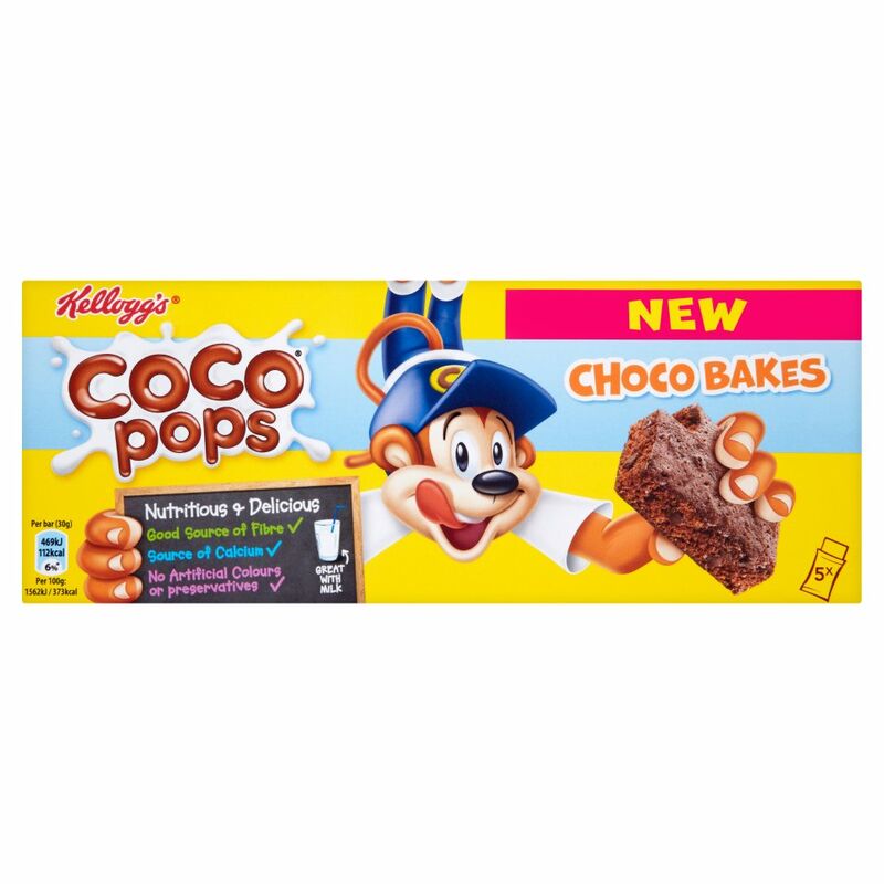 Kellogg's Coco Pops Choco Bakes Cereal Bars 5 x 30g (150g)