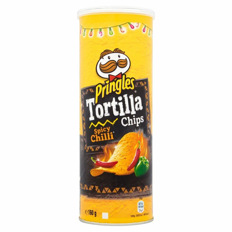 Pringles Tortilla Chips Spicy Chilli 160g Pringles Tortilla Chips Spicy Chilli 160g