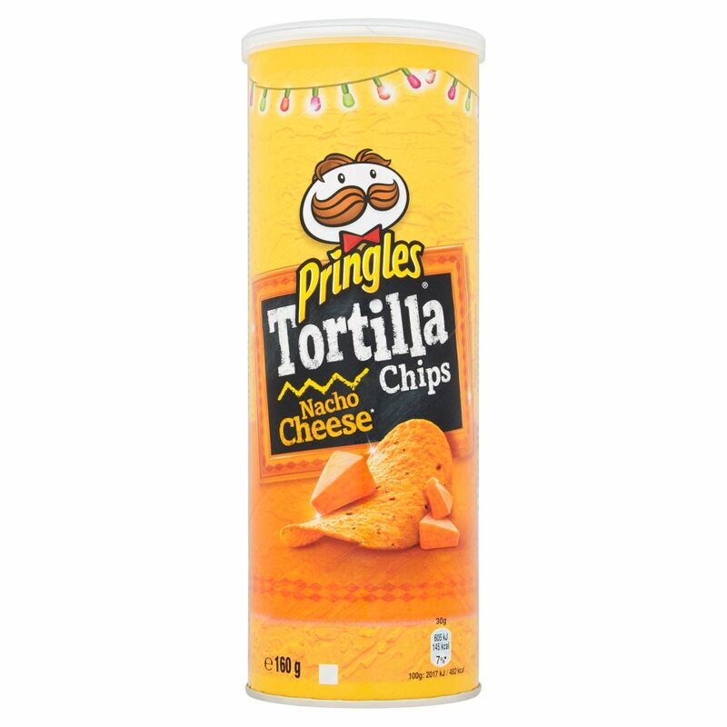 Pringles Tortilla Chips Nacho Cheese 160g