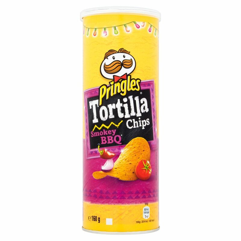 Pringles Tortilla Chips Smokey BBQ 160g