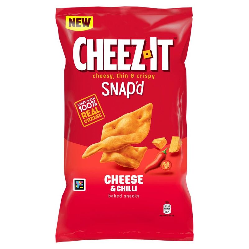 Cheez-It Snap'd Cheese & Chilli Baked Snacks 120g
