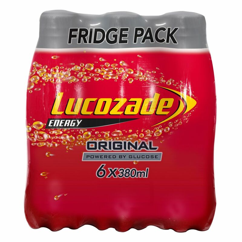 Lucozade Energy Original 6 x 380ml Lucozade Energy Original 6 x 380ml