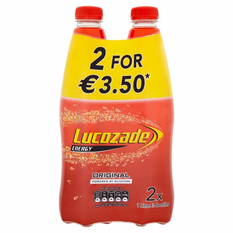 Lucozade Energy Original 2 x 1 Litre
