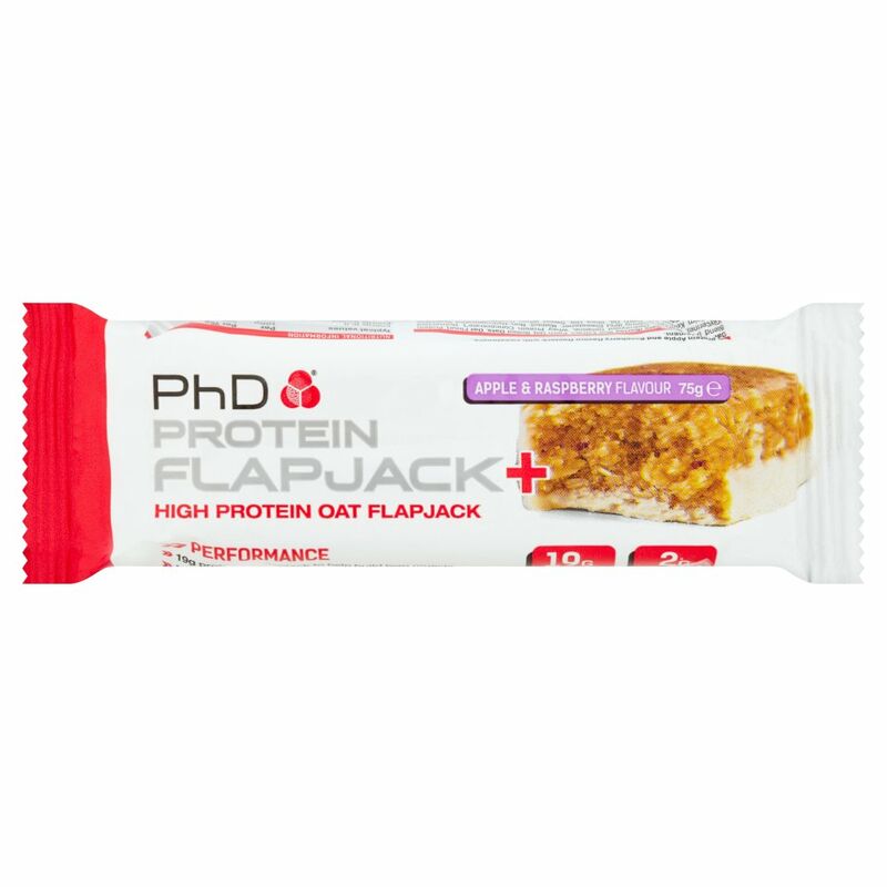 PhD Protein Flapjack+ Apple & Raspberry Flavour 75g