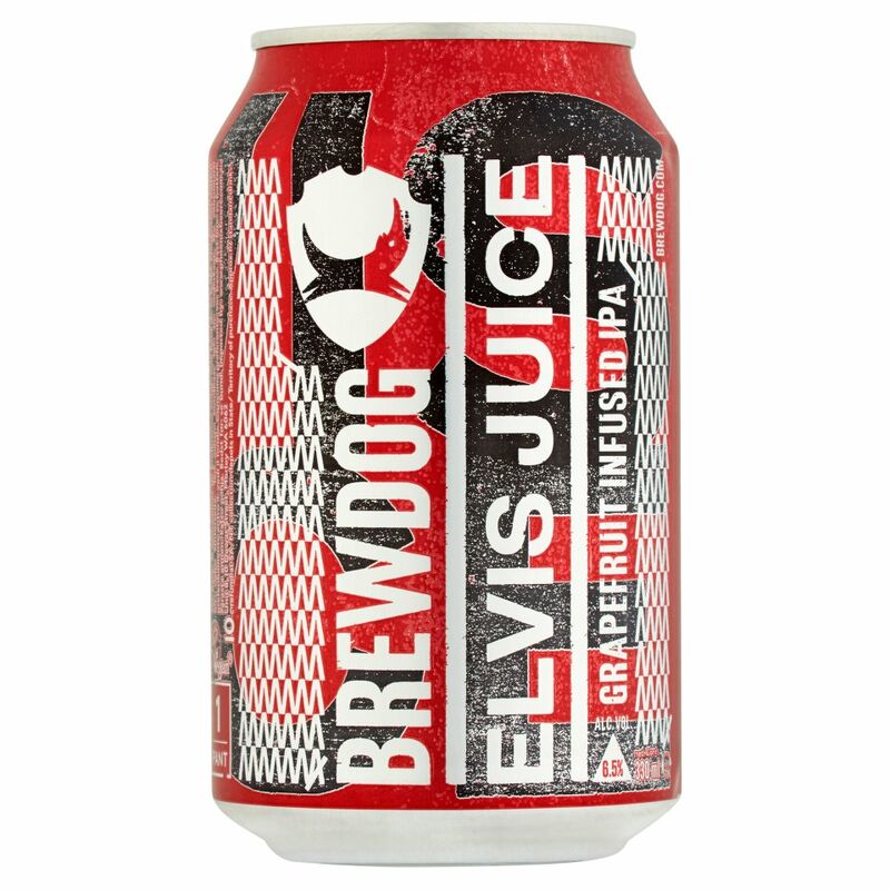 BrewDog Elvis Juice Grapefruit Infused IPA 330ml BrewDog Elvis Juice Grapefruit Infused IPA 330ml