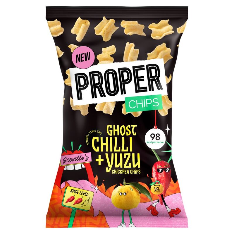 Proper Ghost Chilli + Yuzu Chickpea Chips 85g