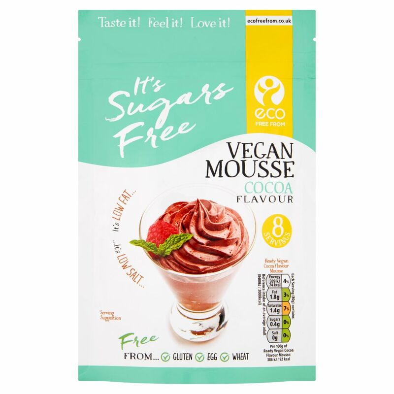 Eco Free From Vegan Mousse Cocoa Flavour 160g