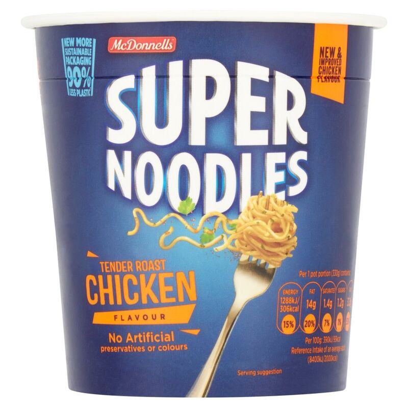 McDonnells Super Noodles Tender Roast Chicken Flavour 65g