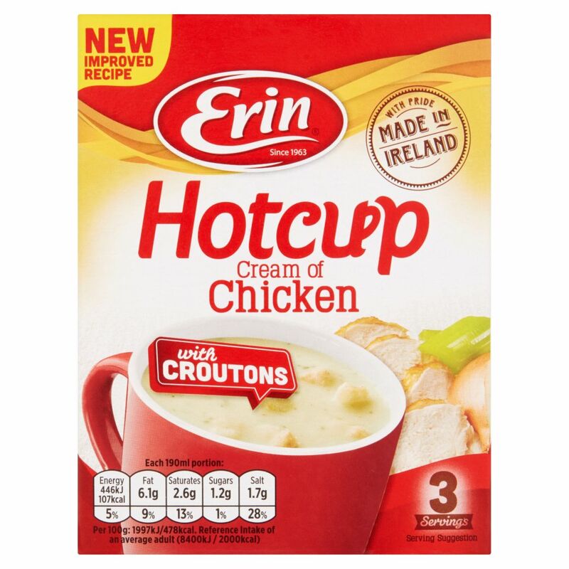 Erin Hotcup Cream of Chicken with Croutons 67g