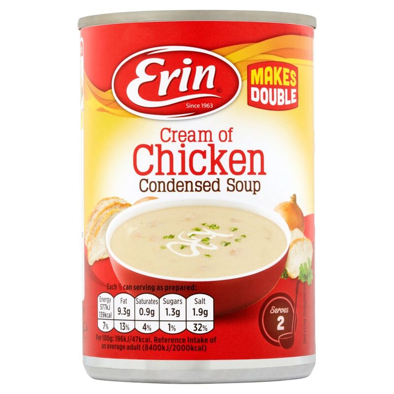 Erin Cream of Chicken Condensed Soup 295g