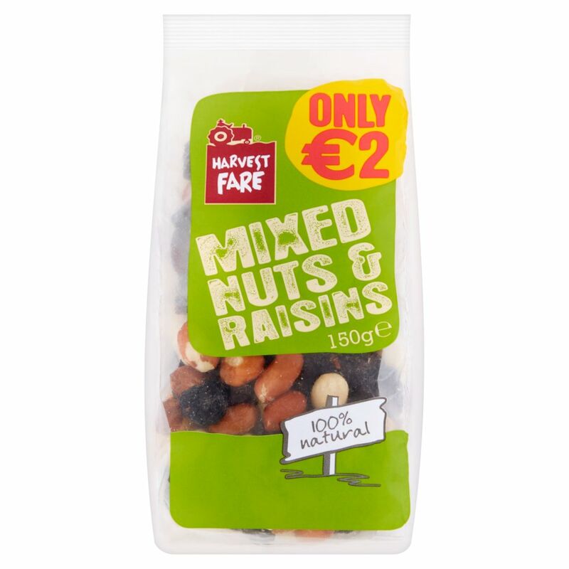 Harvest Fare Mixed Nuts & Raisins 150g