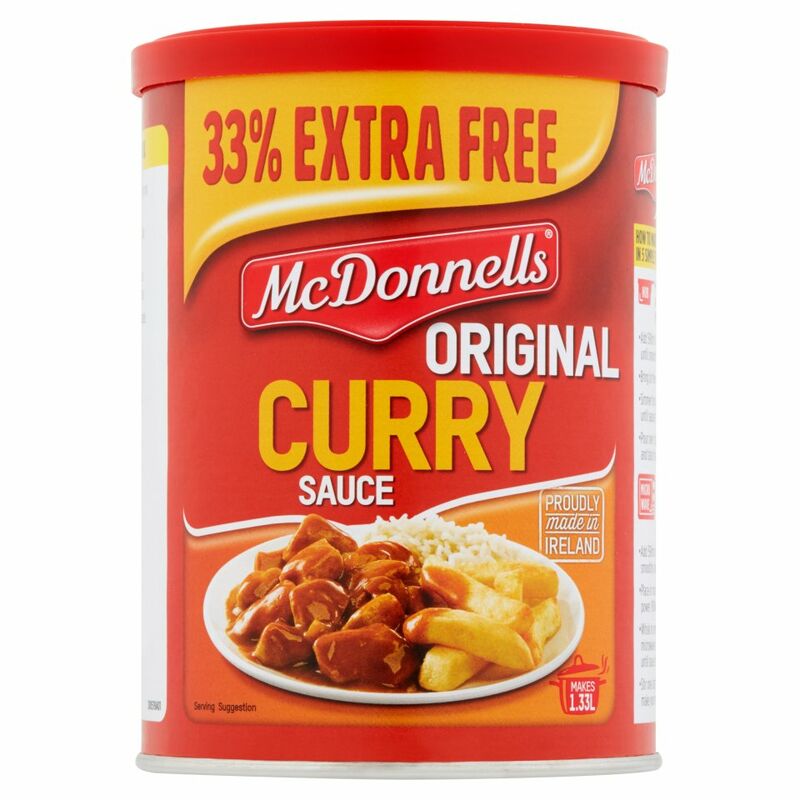 McDonnells Original Curry Sauce 333g +33% Extra Free McDonnells Original Curry Sauce 333g +33% Extra Free