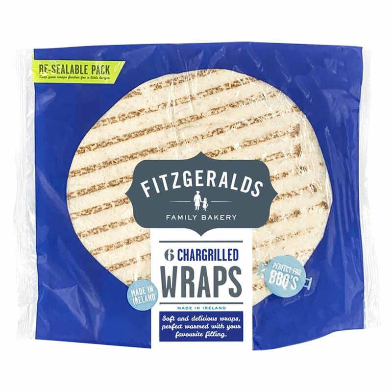 Fitzgeralds Family Bakery 6 Chargrilled Wraps 370g