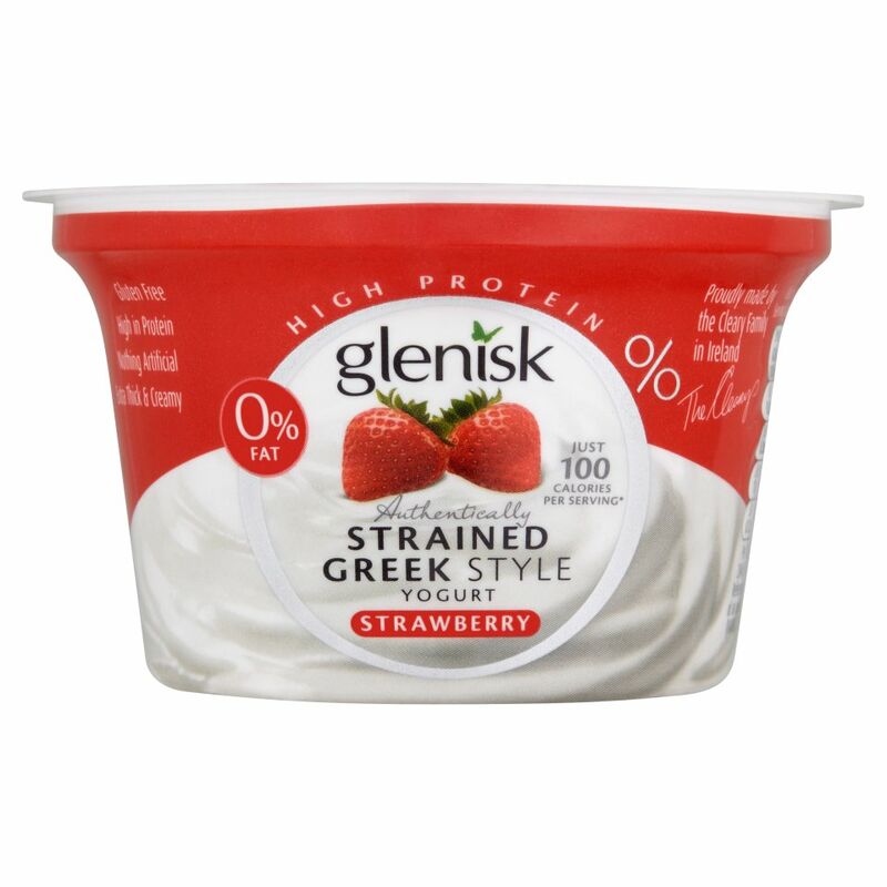 Glenisk Authentically Strained Greek Style Yogurt Strawberry 150g