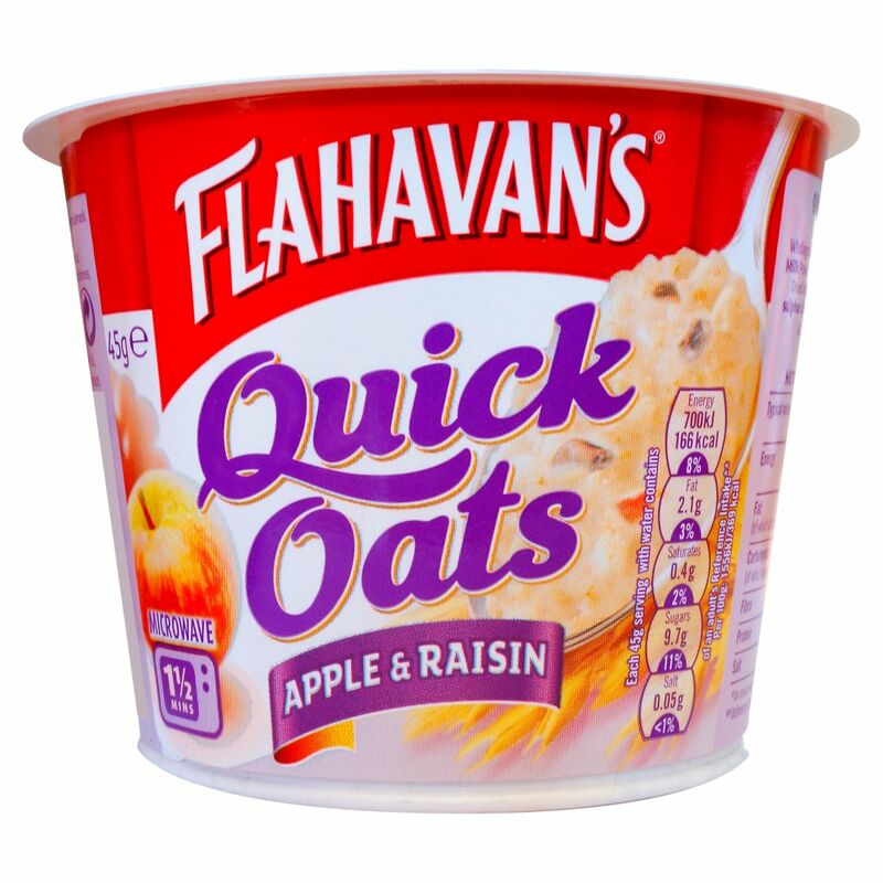 Flahavan's Quick Oats Apple & Raisin Porridge Pot 45g
