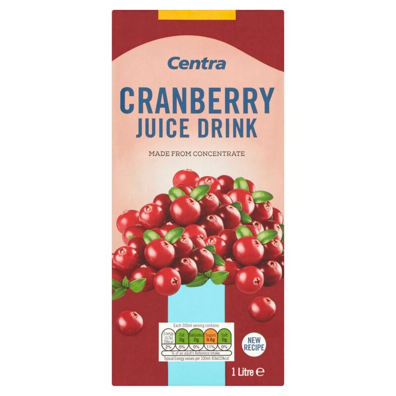 Centra Cranberry Juice Drink 1 Litre