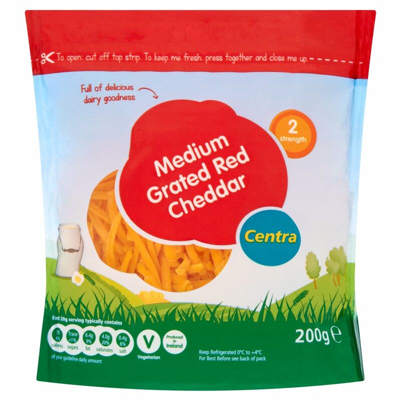 Centra Medium Grated Red Cheddar 200g