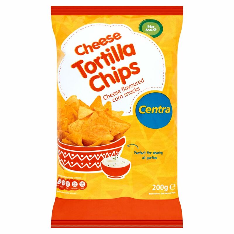 Centra Cheese Tortilla Chips 200g