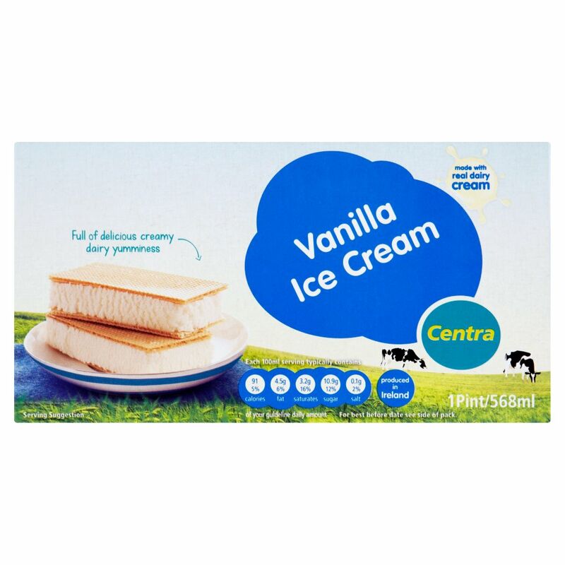 Centra Vanilla Ice Cream 568ml Centra Vanilla Ice Cream 568ml