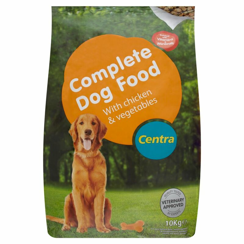 Centra Complete Dog Food with Chicken & Vegetables 10Kg