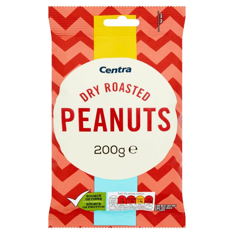 Centra Dry Roasted Peanuts 200g