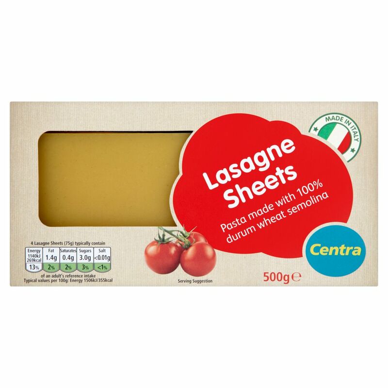 Centra Lasagne Sheets 500g