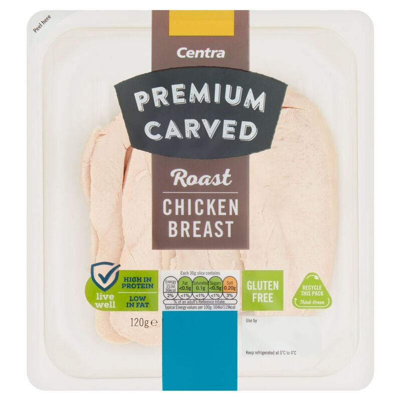 Centra Premium Carved Roast Chicken Breast 120g