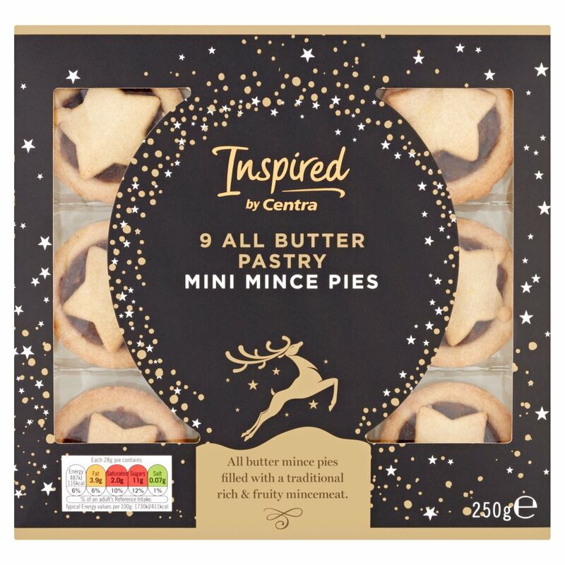 Inspired by Centra 9 All Butter Pastry Mini Mince Pies 250g