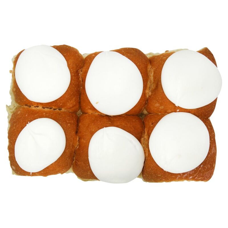 Soft Iced Bun 6 Pack 260g